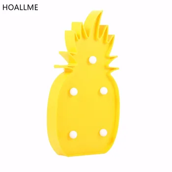 

Cute 3D Marquee Flamingo/Pineapple/Cactus Night Light Plastic LED Lamp Kids Room Bedroom Bedside Lamp Party Wedding Home Decor