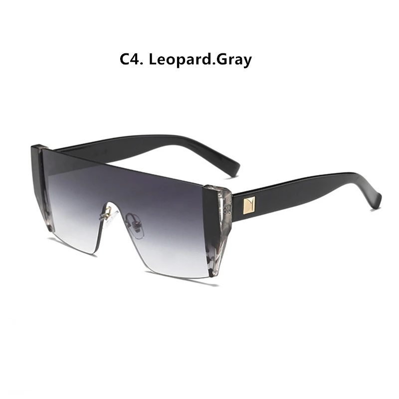 Emosnia, квадратные солнцезащитные очки для женщин, Ретро стиль, уличный авангард, небольшая оправа, солнцезащитные очки для мужчин, для улицы, индивидуальные солнцезащитные очки - Цвет линз: C4 Leopard.Gray