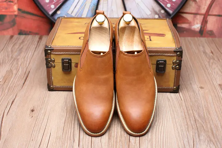 Прямая поставка; коллекция года; Мужская модная повседневная кожаная обувь без застежки; мужская модельная деловая офисная обувь; кожаная обувь для молодых мужчин; A202