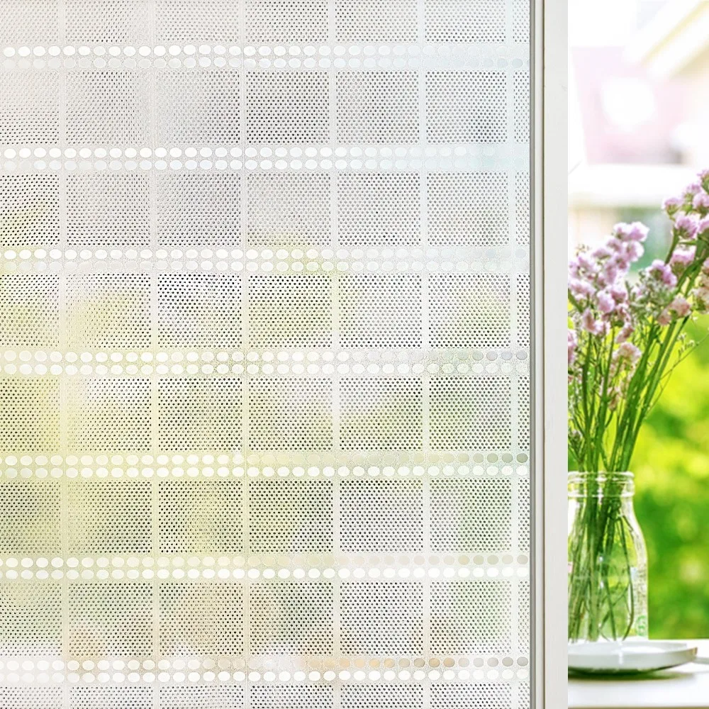 

Funlife Static no glue window film frosted glass sticker privacy bedroom balcony glass window sticker insulation film 75x200cm