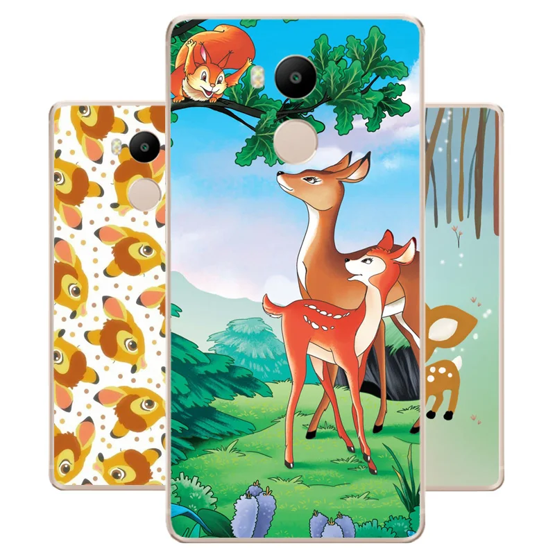 DREAMFOX M534 Lovely Deer Soft TPU Silicone Case Cover For Xiaomi Redmi Note 3 4 5 Plus 3S 4A 4X 5A Pro Global |