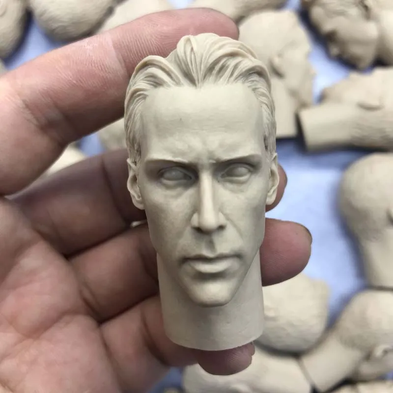 1/6 христианские тюки Неокрашенная голова с открытым ртом модели игрушек для 12