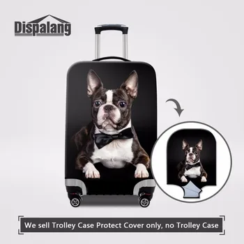

Dispalang Unique Design Cute Dog Luggage Protector Beautician For Trolley Suitcase Personalized Waterproof Travel Suitcase Cover