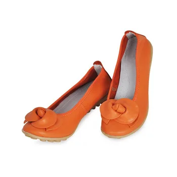

Sweet Flowers Women Flats New Fashion Genuine Leather Women Shoes Woman Dancing Shoes Florals Ladies Shoes WSH1111