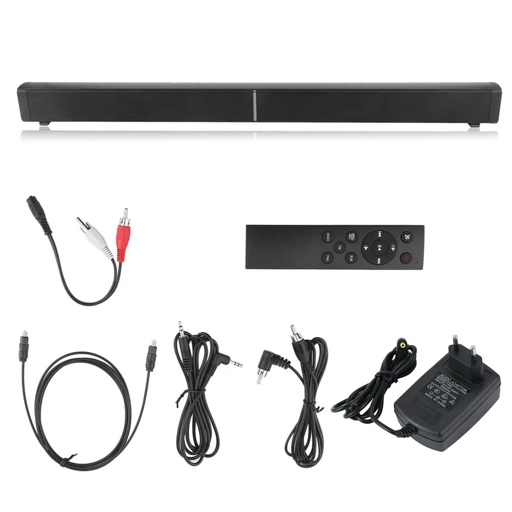 

Wall Hanging Bluetooth Subwoofer LP-09 TV Sound Box Stereo Sound Bar Portable Home Speaker Hands-Free Soundbar EU Plug