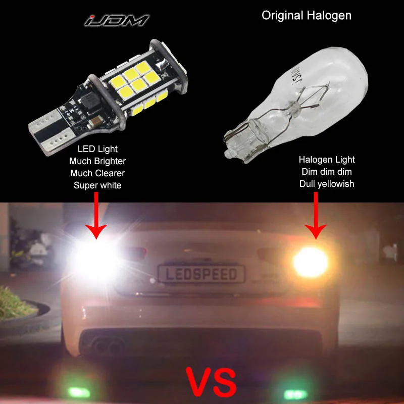 Светодиодный ксеноновый светильник iJDM без ошибок CAN bus 10SMD 3020 белый для Audi Q3 Q5 Q7