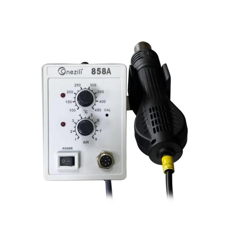 

110V/220V 700W ONEZILI New Product for 858A Cool/Hot Air, Temperature adjustable Soldering Station With Heating Gun