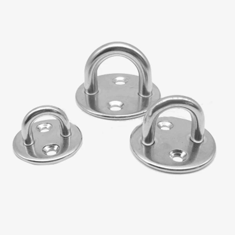 Gancio A U Per Soffitto In Acciaio Inox - Portata 150kg Per Altalene, Amache E Attrezzatura Sportiva