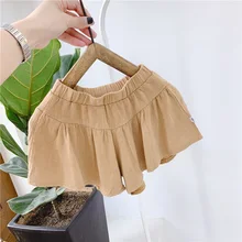 Летние детские шорты для маленьких девочек; Детские повседневные милые шорты; хлопковые брюки для маленьких девочек; одежда; Милая одежда