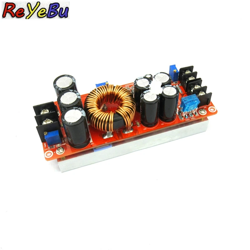 

1Pce 1200W 20A DC Converter Boost Step-up Power Supply Module IN 8-60V OUT 12-83V