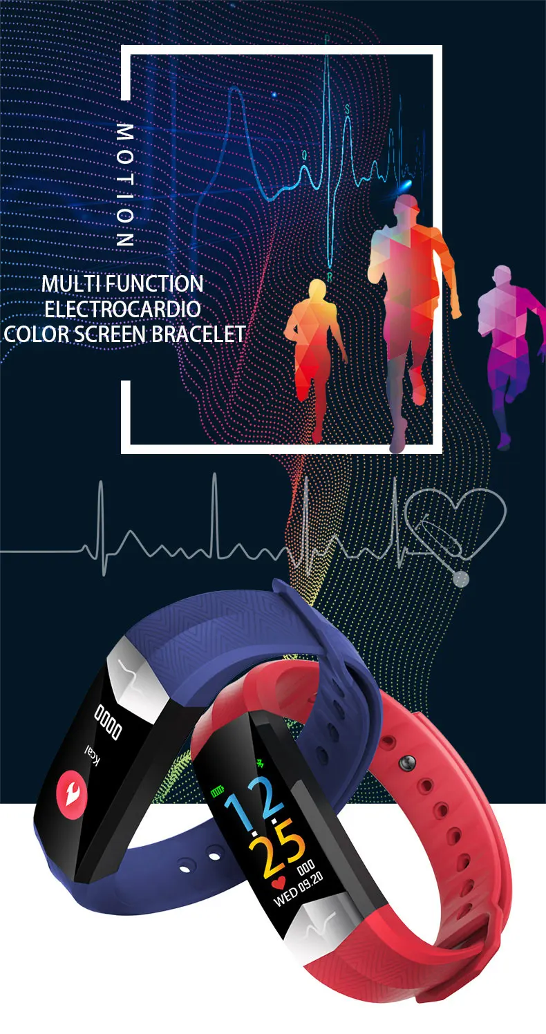 P11 часы для измерения артериального давления, умный Браслет PPG ECG, умный Браслет для измерения сердечного ритма, фитнес-трекер, умные электронные часы, браслет