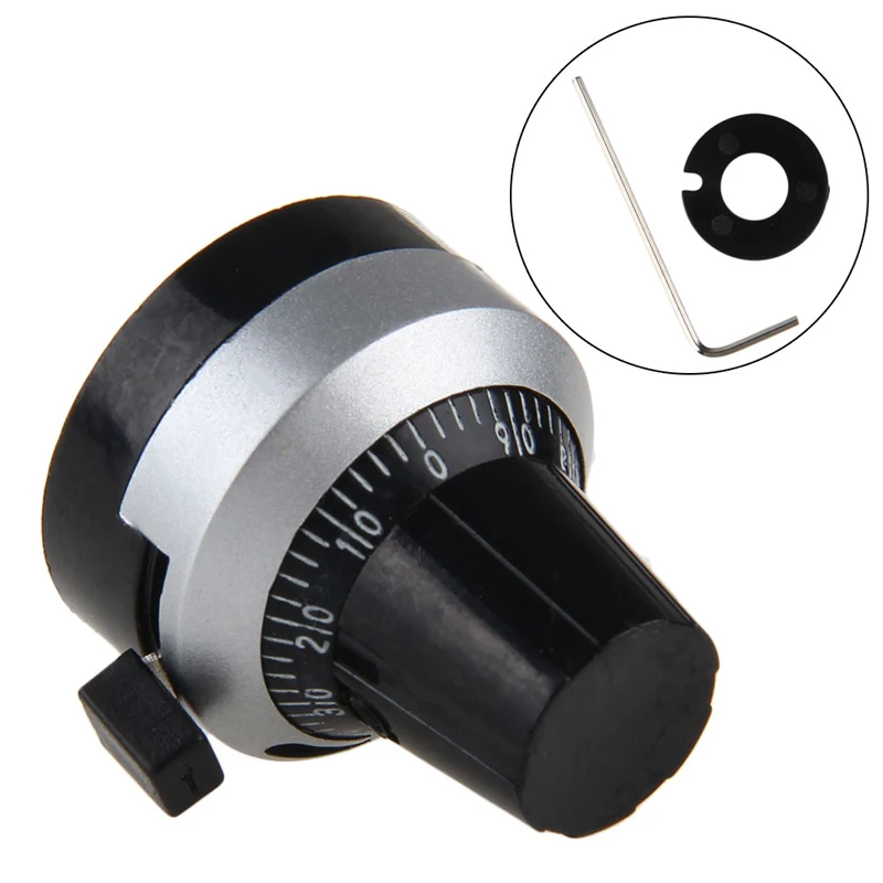 

3590S 6MM Knob Precision Precise Potentiometer Dial Button Lock Hat New