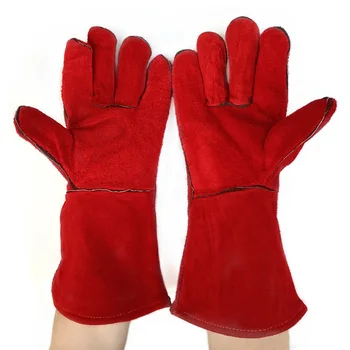 

Welding Gloves Heat Resistant Melting Furnace Gloves Long Lined Fire High Temperature Protection XL Workplace Safety High Quaity