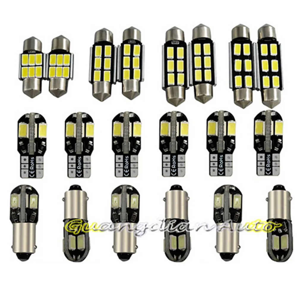 Tcart 5pcs Error Free LED Interior Light Kit Package for volkswagen VW