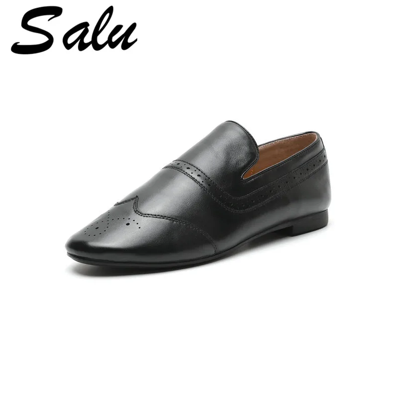 

Salu Women Shoes High Heel Women Pumps Round Toe Sexy Big Size Ladies Pumps Party Wedding