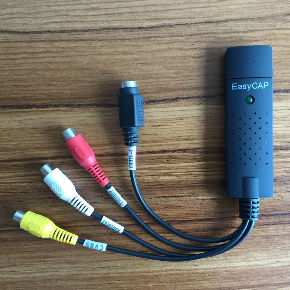 USB адаптер для видеозахвата ТВ DVD VHS Captura de v deo аудио карта AV компьютера/CC TV камера 2 0
