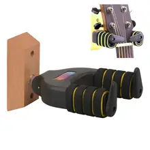 Electric Acoustic Guitar Hanger Support Solid Wood Automatic Lock Stand Wall Mountable Wood Base Guitar Accessories Electric Acoustic Guitar Hanger Support Solid Wood Automatic Lock Stand Wall Mountable Wood Base Guitar Accessories