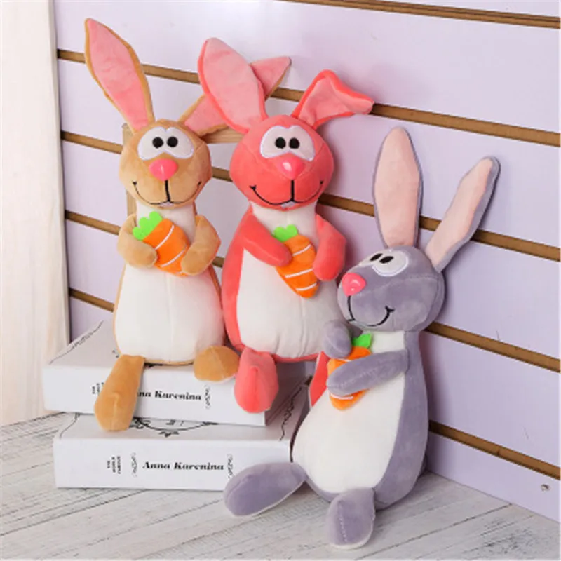 Плюшевая Мягкая Кукла Kawaii rabbit 30 см забавные игрушки для детей подарок на день