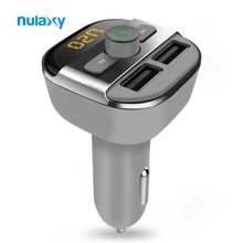 

Nulaxy Dual USB Charger Port Wireless Bluetooth FM Transmitter Modulator Support Auto Car MP3 Player Flash Driver TF/SD Card