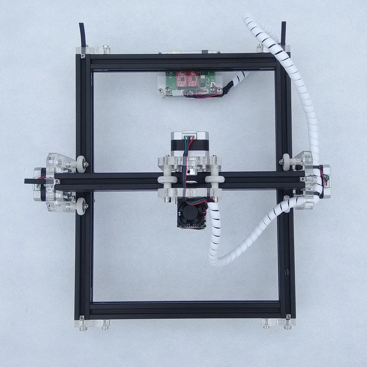DIY лазерный гравер машина мини ЧПУ 2419 с лазерными головками 500 МВт/2,5 Вт/5,5 Вт/15 Вт с подъемной платформой