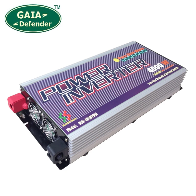 3000W 4000W Pure Sine Wave Power Inverter with Charger Peak 12000W DC