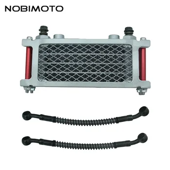 

Off Road Motorcycle Oil Cooler Scooter 50cc Radiator With Short Tube Fit for 50cc-160cc Dirt Bike Off Road Motorcycle CNC-181-3