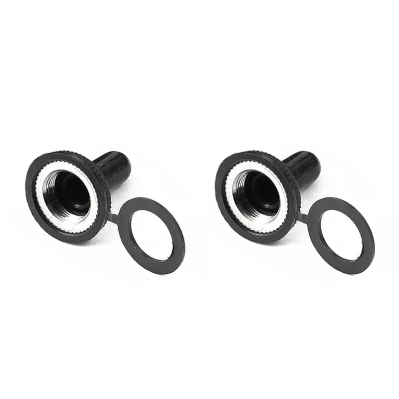 10 Pcs 12mm Thread Dia Rubber Toggle Switch Boot Weatherproof Cover