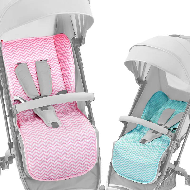 Универсальная детская коляска, подкладка, хлопок, сиденье, Cusion, дышащий коврик для езды, широкая детская Автомобильная подушка, аксессуары для инвалидной коляски, розовый, зеленый