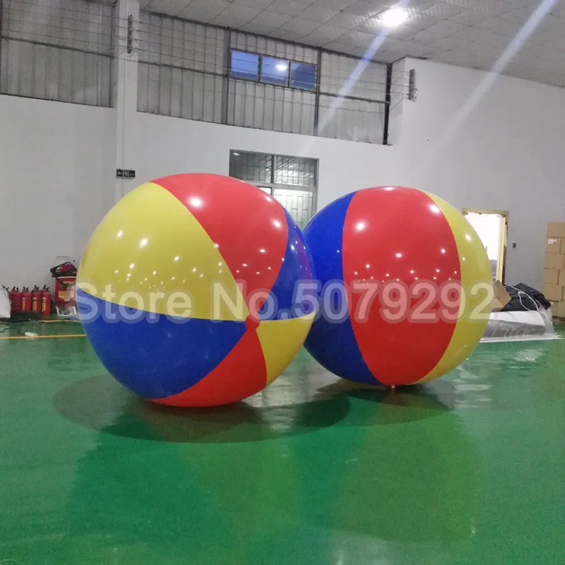 

Colorful Inflatable Beach Ball For Outdoor Games 80/100/150/200CM Inflatable Vogelball PVC Inflatable Toy Ball For Kids