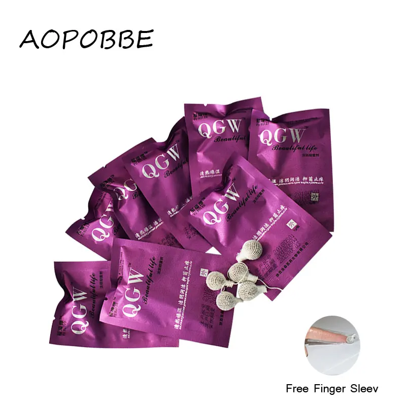 3pcs Purple color pack swab tampons Feminine hygiene vagina tampons discharge toxins women