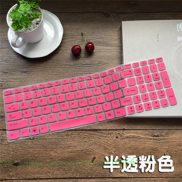 Силиконовая Защитная крышка клавиатуры для ноутбука lenovo IdeaPad Y580 Y570 Y570D Y500 Y510 Y510P Z580, Z560, Z565, Z570 Z575 - Цвет: Pink