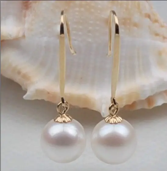 PERFECT ROUND AAA SOUTH SEA GENUINE 11MM WHITE LOOSE PEARL EARRING 14K/20 SETTING цена PERFECT ROUND AAA SOUTH SEA GENUINE 11MM WHITE LOOSE PEARL EARRING 14K/20 SETTING цены онлайн