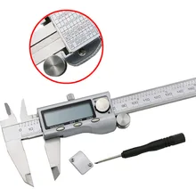 Promo offer 150MM 6inch Digital Stainless Steel Caliper Electronic Micrometer LCD Gauge Tool L70711