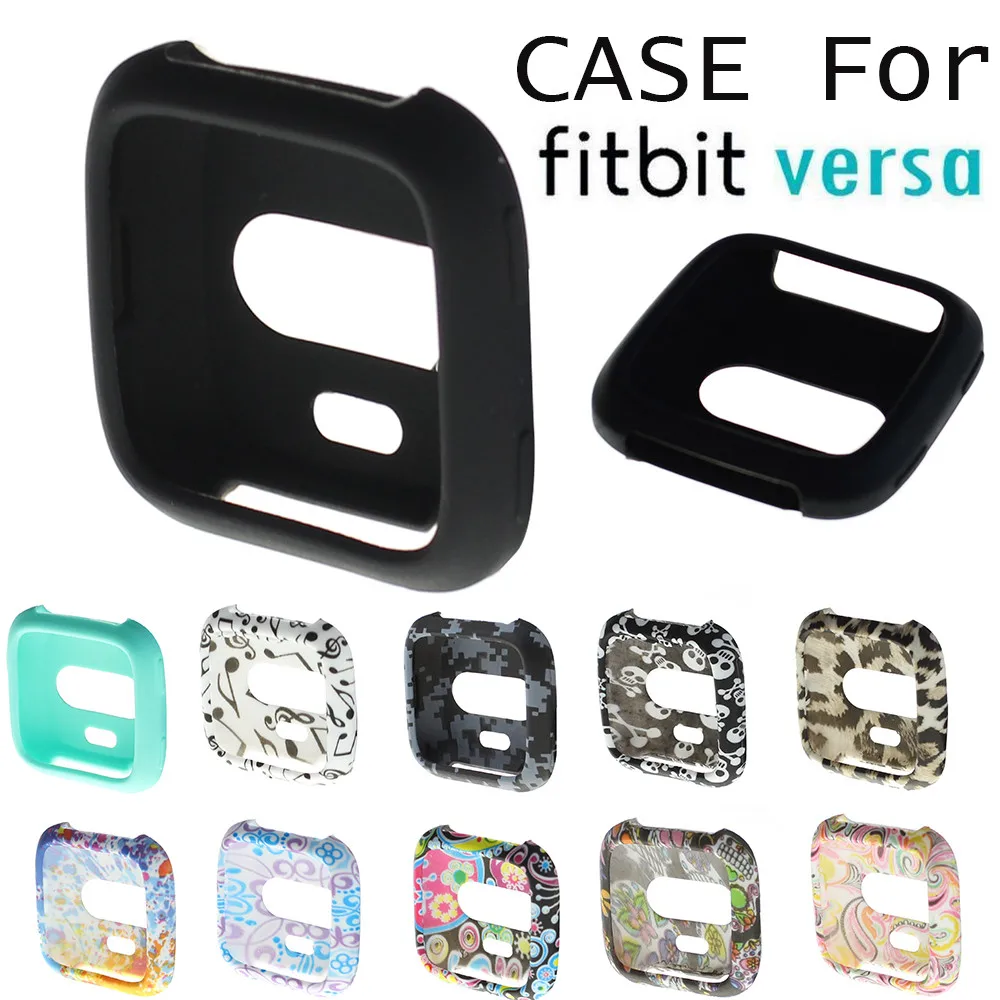 ТПУ силиконовый чехол Корпус часов корпус гвардии протектор для Fitbit Versa Smart Band