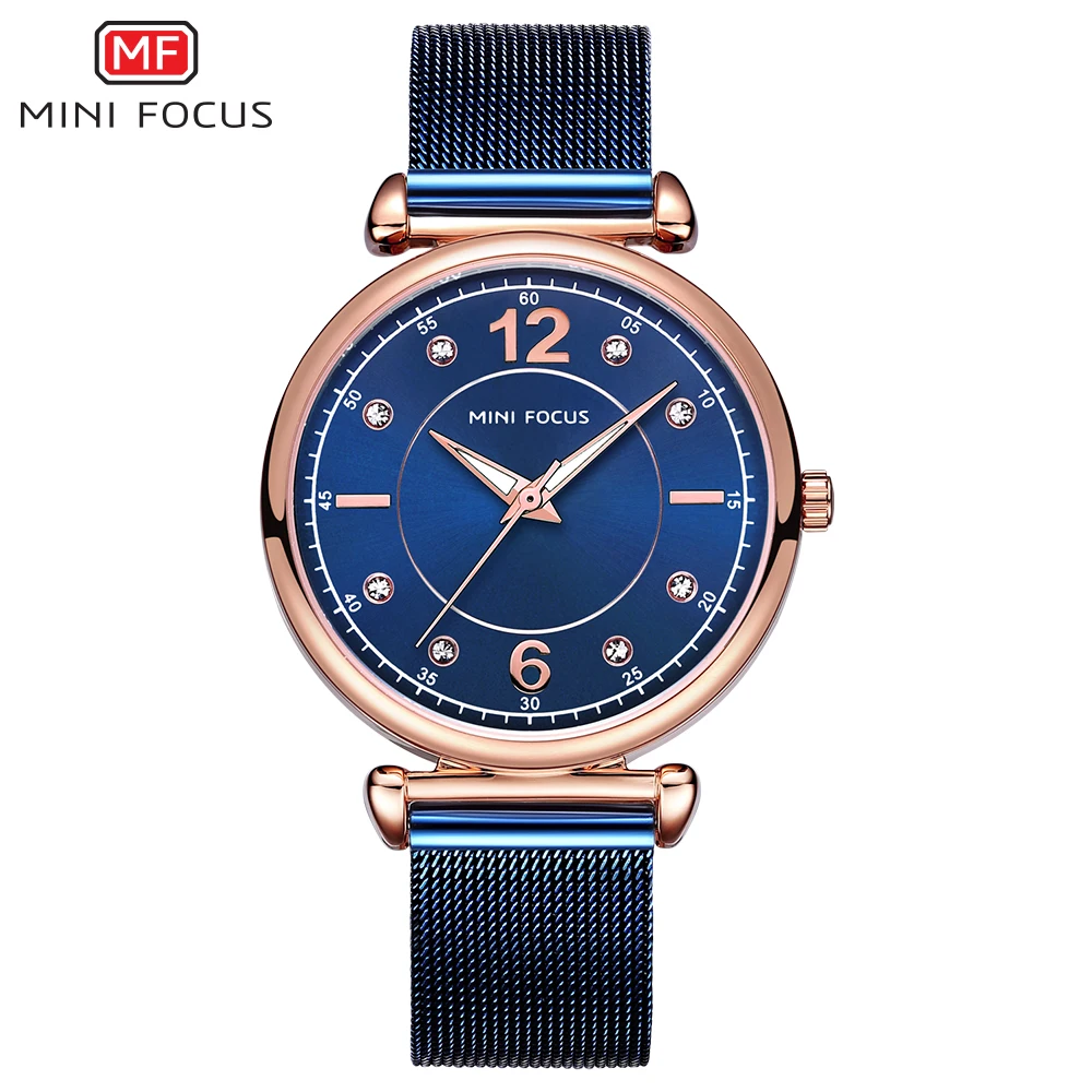 Mini Foco Marca Moda Relógios de Pulso Feminino Banda de para Mulheres Vestido Relógios Senhoras Quartzo-relógio Relógio Feminino Aço Inoxidável - Image 6