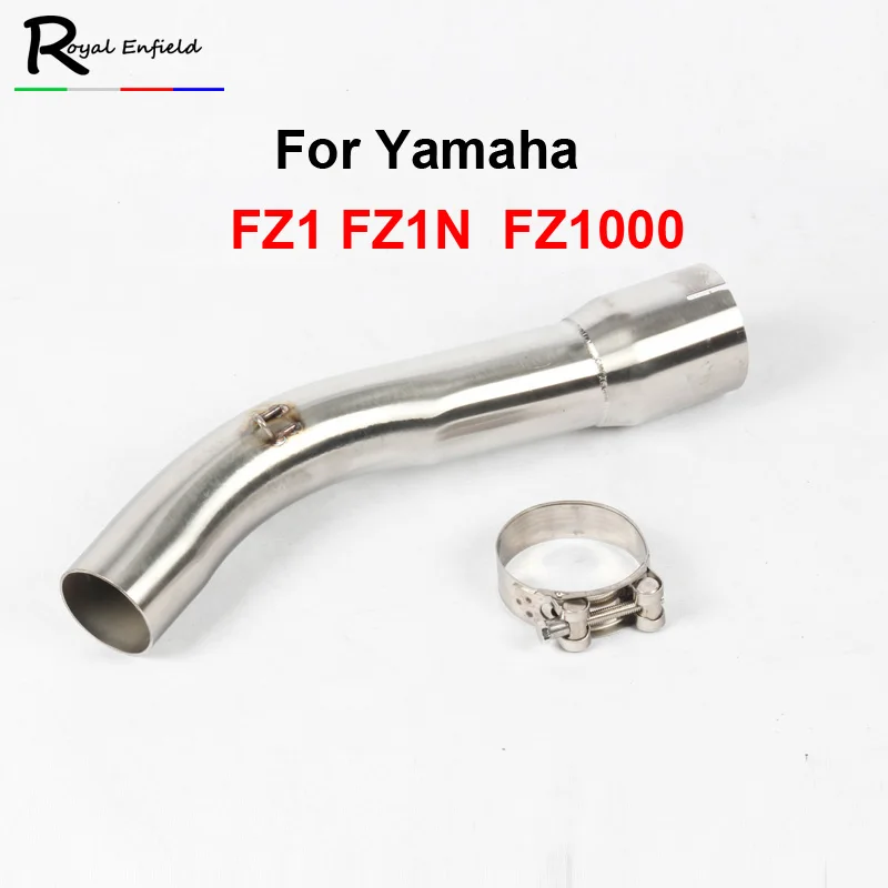 Motorcycle Exhaust Middle Pipe Stainless Steel Muffler Link Pipe Middle