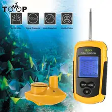FFW1108-1, беспроводной эхолот 0,7-40 м, эхолот, датчик, датчик глубины, эхолот, рыболовный искатель, сигнализация, детектор рыбы