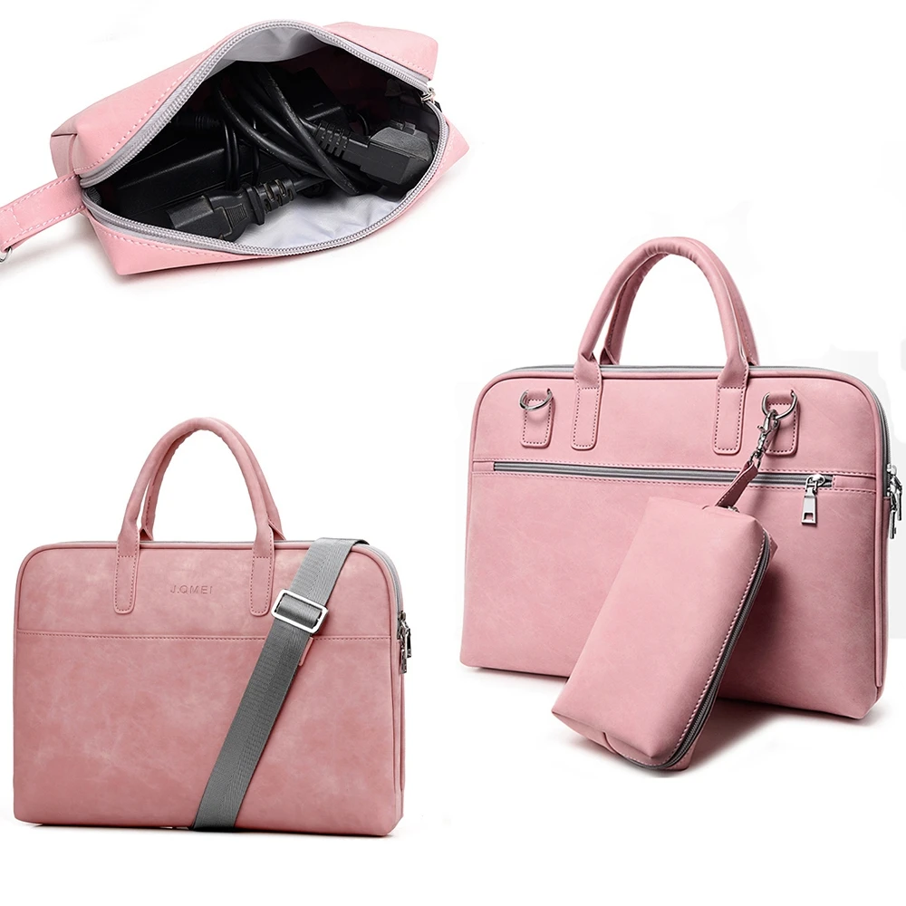 Портфель для ноутбука, из водонепроницаемой искусственной кожи к царапинам сумка для ноутбука 13 14 15 дюймовый ноутбук чехол для MacBook Air