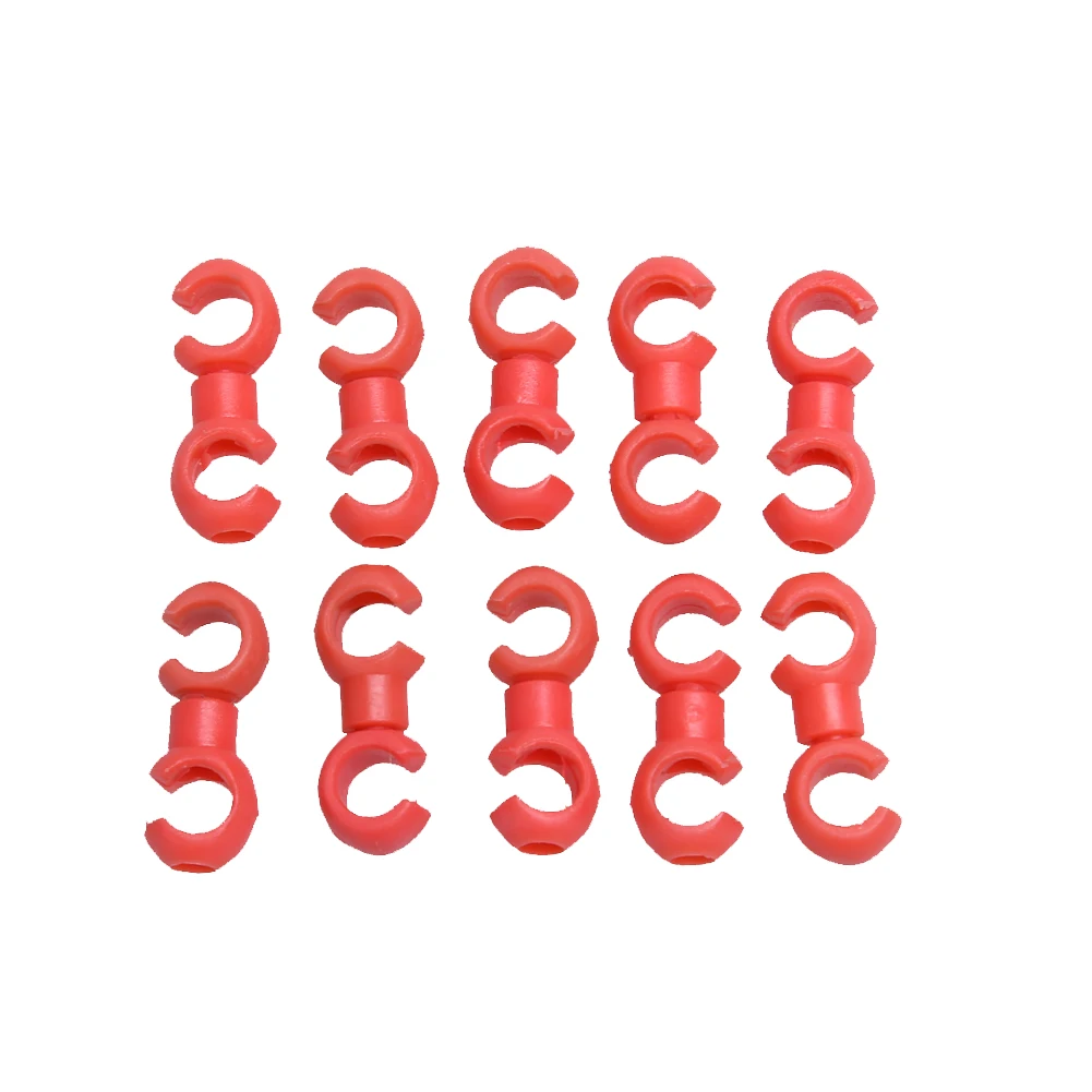 10pcs Cycle Bike Bicycle MTB Brake Gear Cable S Style Clips House Hose Guides