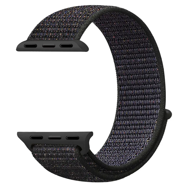 For Apple Watch iWatch Band 42mm 38mm Nylon Soft Breathable Sport Loop Adjustable Closure Wrist Strap for Apple Watch 3 2 1