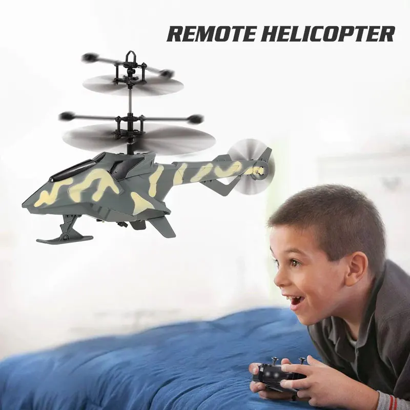 Мини вертолет 2 канала Rc Drone Crash устойчивы дистанционное управление игрушечные