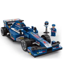 287 pcs Fórmula Modelo de Carro Conjuntos de Blocos de Construção DIY Educacional de Construção Tijolos Brinquedos para Crianças Caçoa o Presente brinquedos
