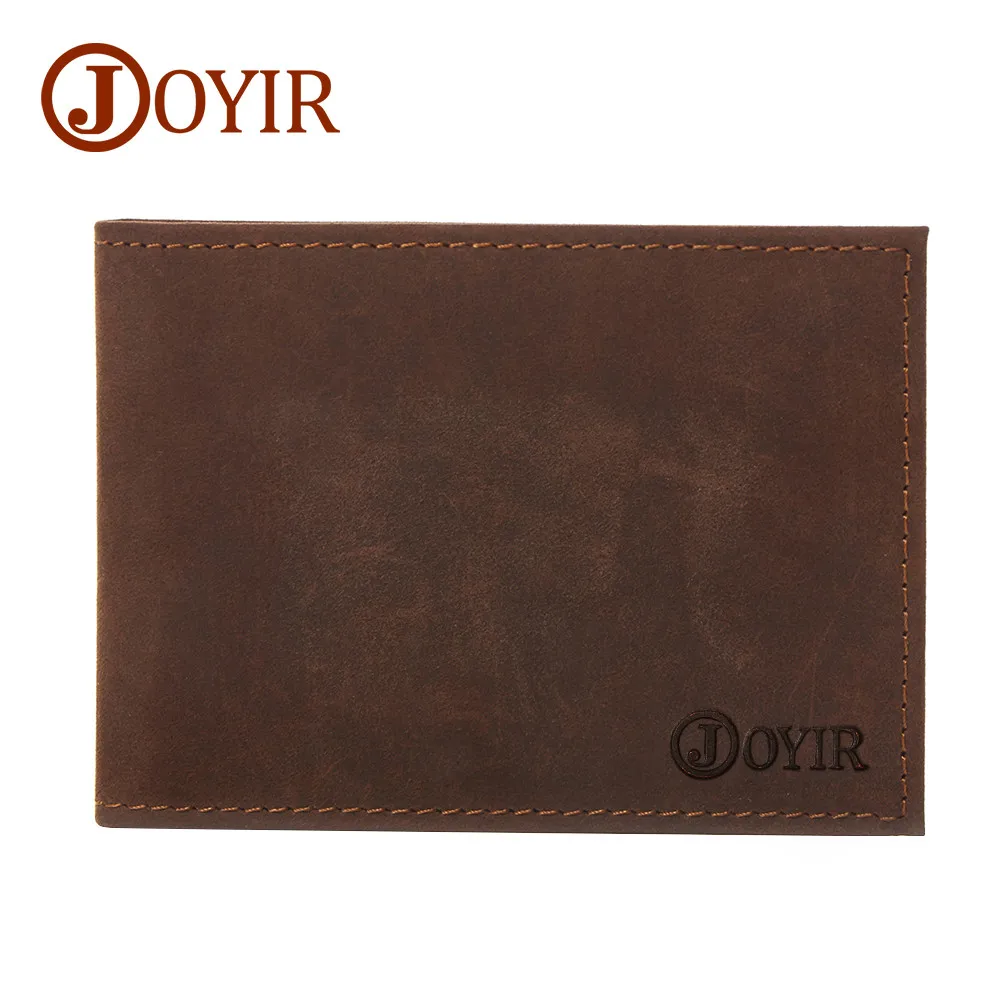 

Top Quality business card holder case leather Men Drive License Holder Crazy Horse Leather Card Credit Holder Purse Wallet Case