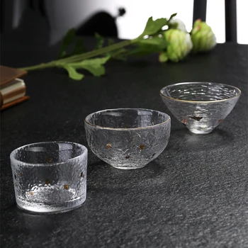 

Superior Japanese Hand-blown Cup Heat-resistant Glass Art of Glass Teaware Kung-fu teaware Zen Tea Set Cup Gift Offer