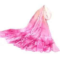 Топы корректирующие зимний теплый шарф шейный платок для женщин Женский шарф брызг цветок платок для защиты от солнца обёрточная бумага