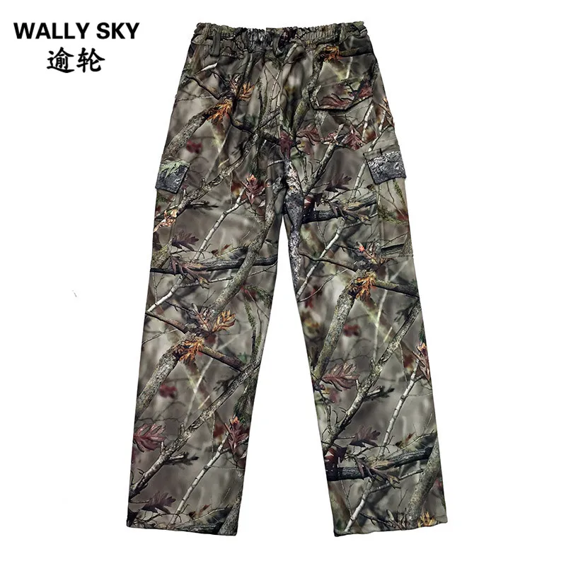 

Men Winter Camouflage Hunting Pants Man Hunting Trousers Outdoor Camo Tactical Military Pants Trousers Hiking Bionic Trousers