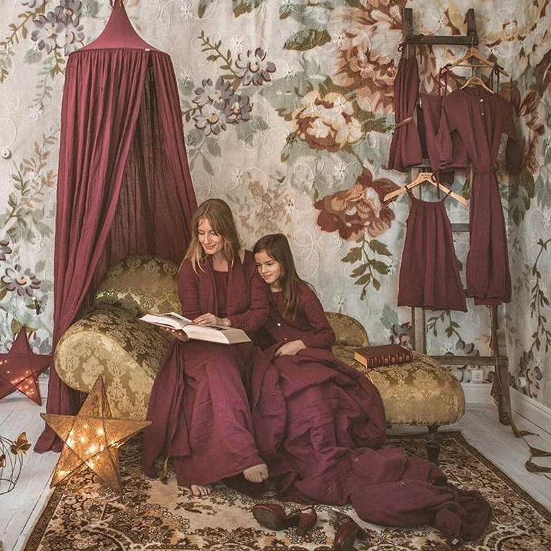 

Nordic ins explosions exclusive custom with children's room dome bed curtain tent lotus root 10 color mosquito net dome