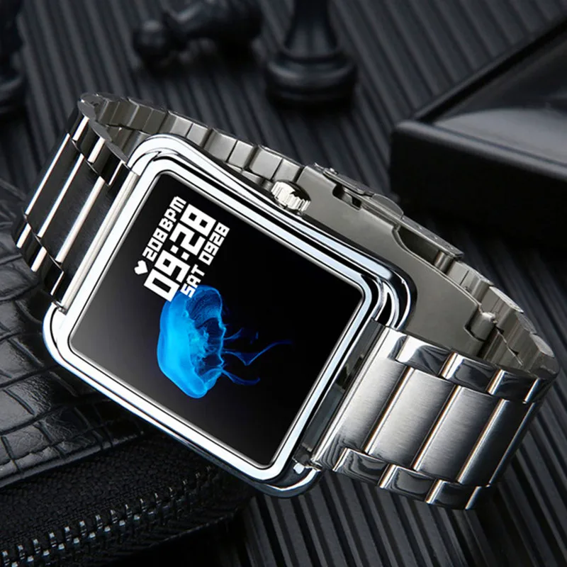 stainless steel smartwatch