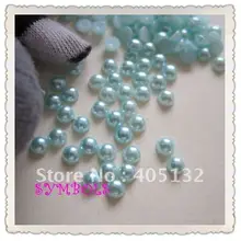 Od-23b 10000 шт./пакет 3 мм Синий Смола полушар Перл Дизайн ногтей украшения