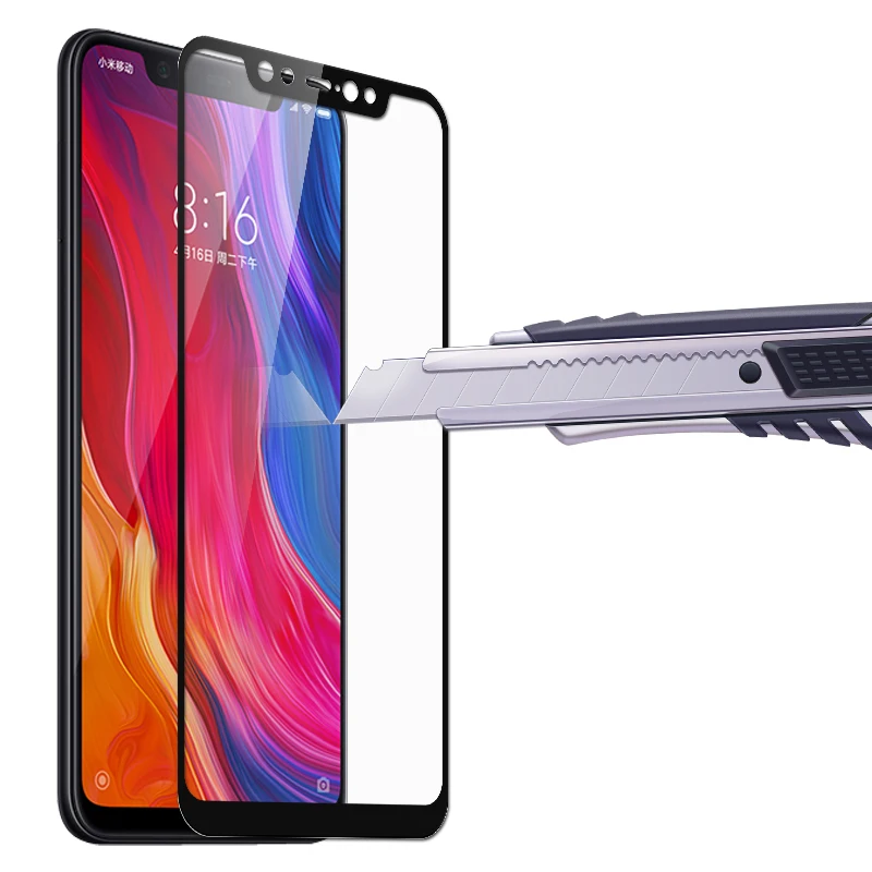 9H Защитное стекло для Xiaomi mi8 mi 8 se полное покрытие экрана закаленное mi6 A1 5X Защитная